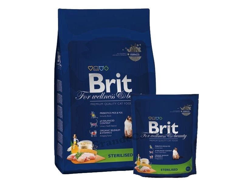 Brit Trockenfutterpremium Sterilisiert Mit Huhn 300G