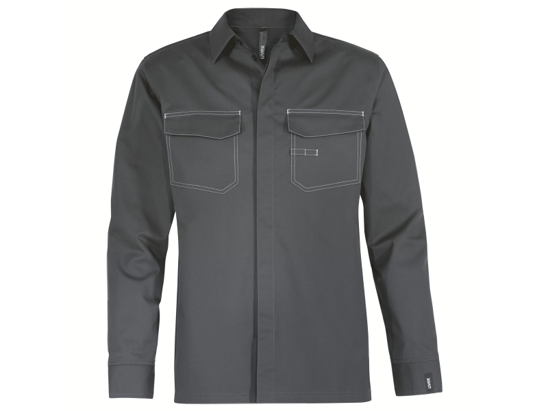Uvex 88812, Skjorta, Vuxen, Hankoppling, Antracit, Monokromatiskt, 3XL | Kläder & Säkerhet - Arbetskläder - Polotröjor | GameStuff