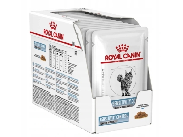 Royal Canin Sensitivity Control Katzennassfutter Stückchen In Sauce Huhn Mit Reis 12X85g