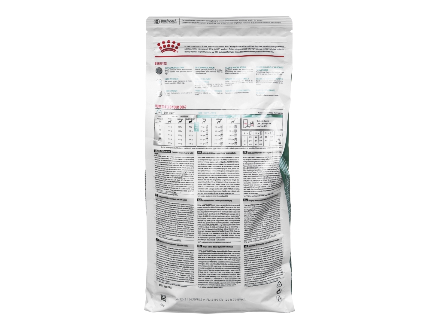 Royal Canin Vet Diabetic - Trockenfutter Für Hunde - Geflügel 1,5 Kg