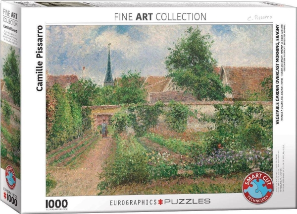 Puslespil 1000 Brikker: Grøntsagshave, Camille Pissarro