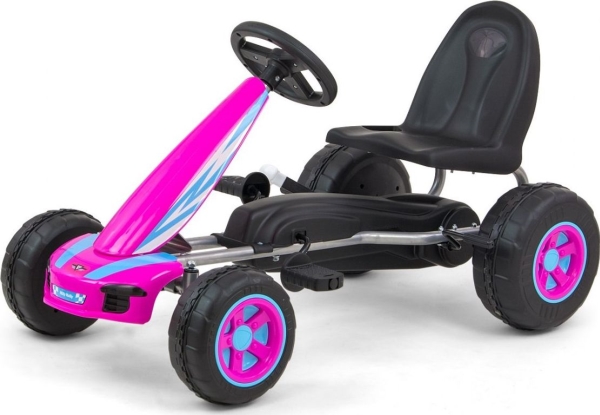 Milly Mally Gokart Viper Pink Pedale