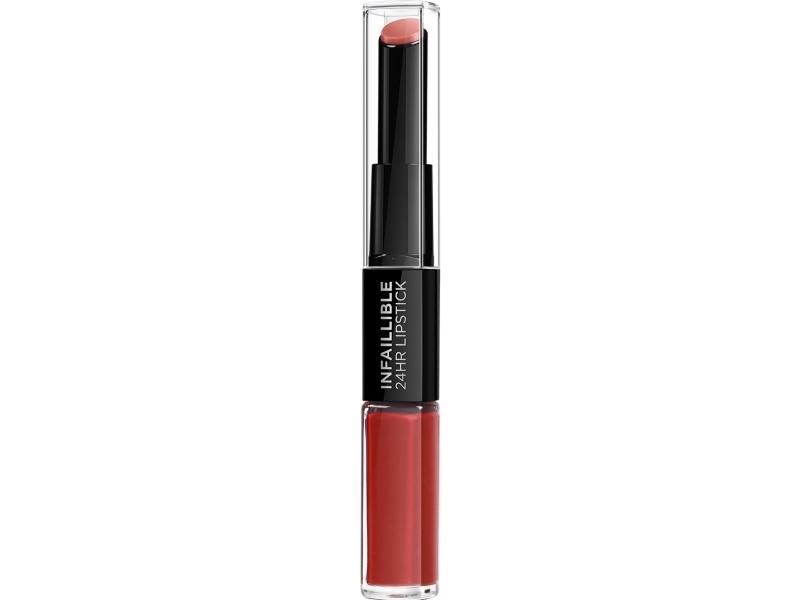 L’Oréal Paris Infallible 24H Duo läppstift + läppglans 2-i-1 506 Red Infaillible 5 ml | Smink - Stiftelsen | GameStuff