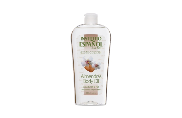 Instituto Español Almendras, 400 Ml, Trockene Haut, Empfindliche Haut, Anti-Aging, Pflegend, Flasche, Paraffinum Liquidum, Isopropyl Palmitate, Parfü
