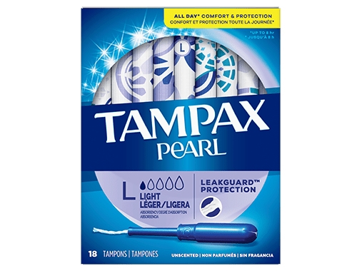 TAMPAX Pearl Light, 18 styck | Kläder & Säkerhet - Säkerhetsutrustning - Första hjälpen | GameStuff