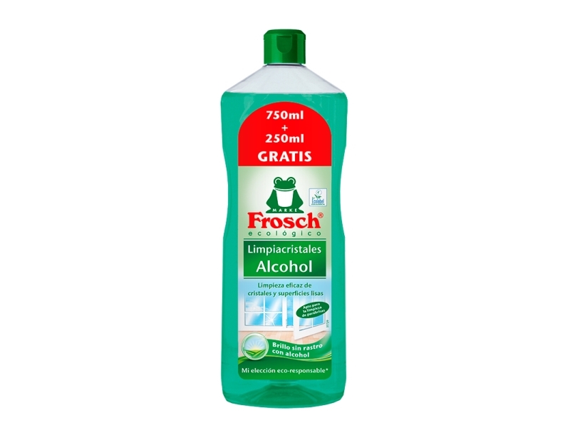 Frosch 4009175945235, 1000 Ml, Flaske, Grøn, Glas, Spejl, Hjem, Spejl, Vindue, 1 Stk