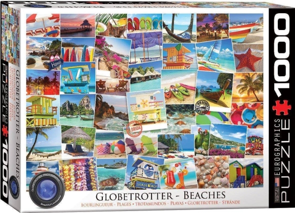 Puzzle Globetrotter Strände - 1000 Teile, 48*68Cm