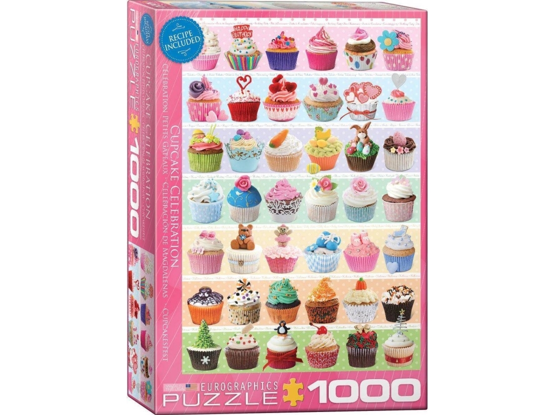 Eurographics Puzzle 1000 Søde Cupcakes