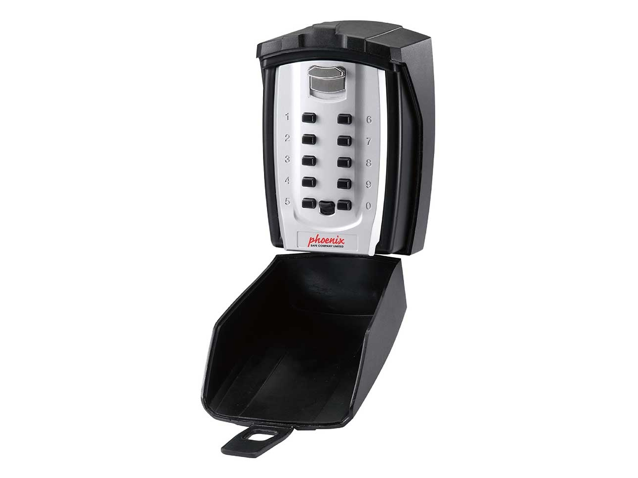 Phoenix Key Store KS0003C - Nyckelskåp - cast alloy, rubber cover - svart | Möbler - Tillbehör - Nyckelkabiner & tillbehör | GameStuff