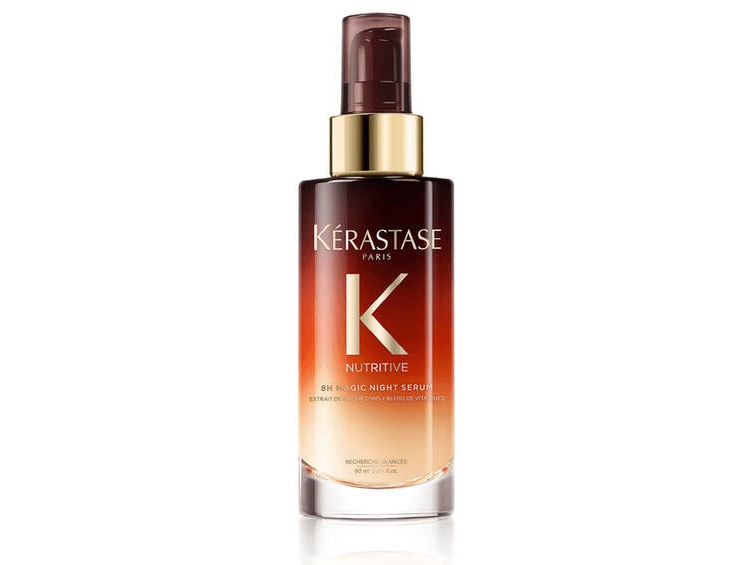 Kerastase Nutritive 8H Magic Night Serum, Kvinna, Alla hår, 90 ml, Näringsgivande, Pumpflaska, Aqua / Water / Eau - Cyclohexasiloxane - C13-16 Isoparaffin - Glycerin - Polyacrylamide -... | Hårvård - Hårvård märken - Kerastase | GameStuff