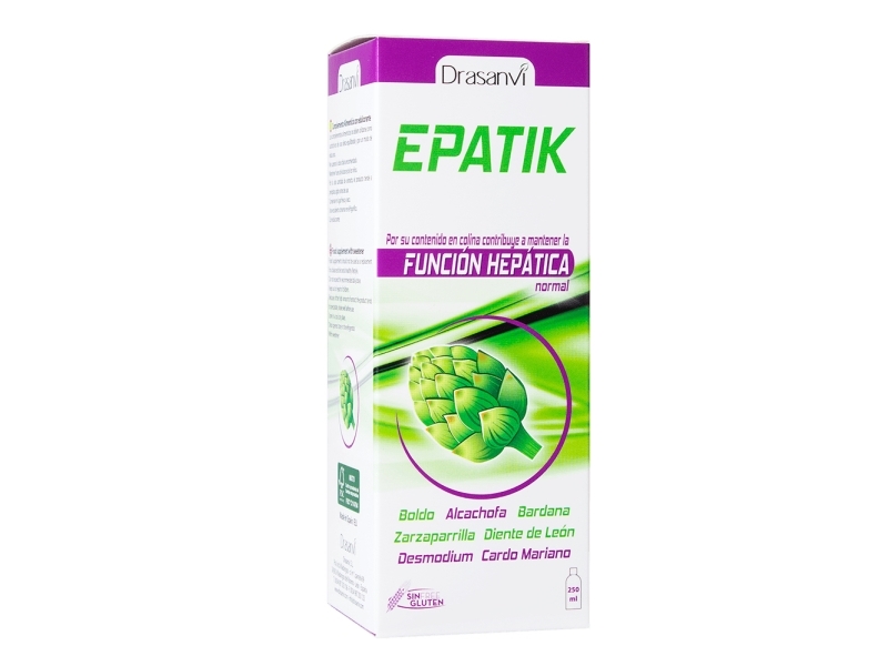 Drasanvi Epatik Syrup, Væske, Milk thistle, Artiskok, Boldo, Burre, vitamin B6, 250 ml, 1 stk, Sarsaparrilla dry extract Smilax aspera L. equivalent