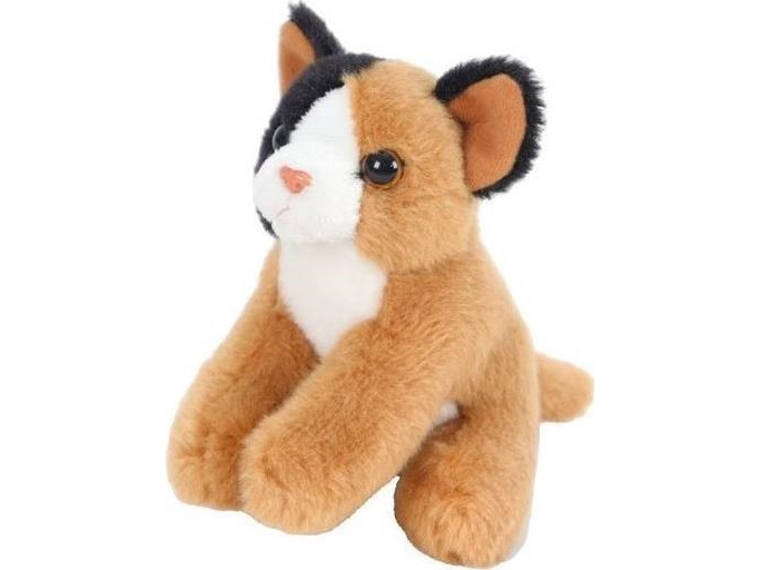 Beppe Maskottchen Sitzende Katze Braun 13 Cm