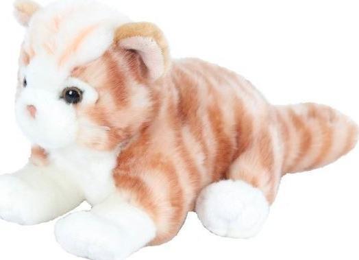 Beppe Bamse Kat Liggende Rød 30 Cm