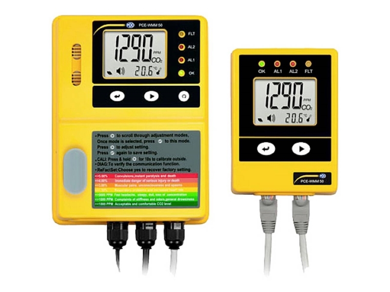 PCE Instruments PCE-WMM 50 Gasläckagespårare Kalibrerad fabriksstandard | EL Artiklar - Verktyg för EL - Mätutrustning för miljö | GameStuff