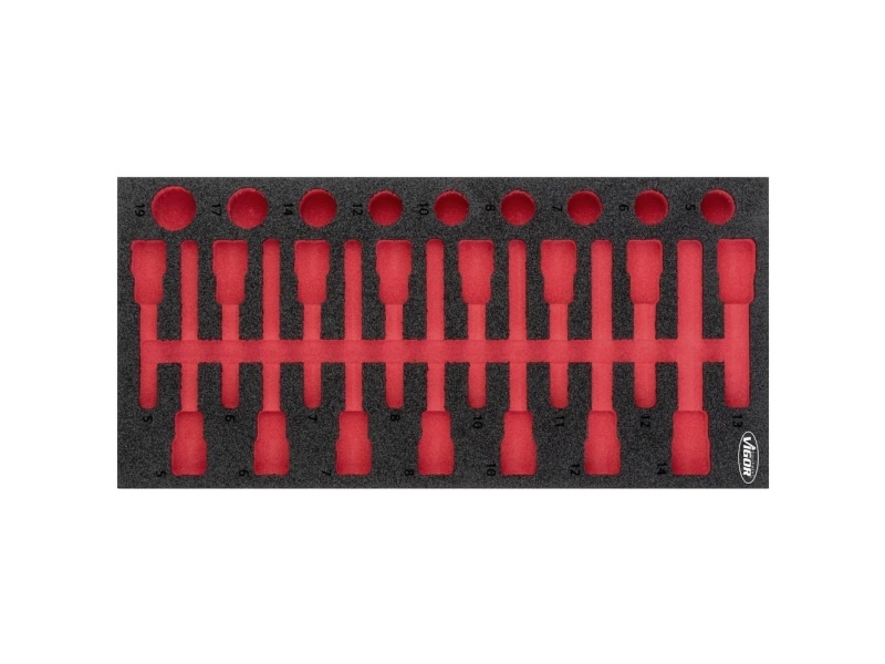 Vigor V5097-L V5097-L Skumplastindlæg (L X B) 393 Mm X 188 Mm