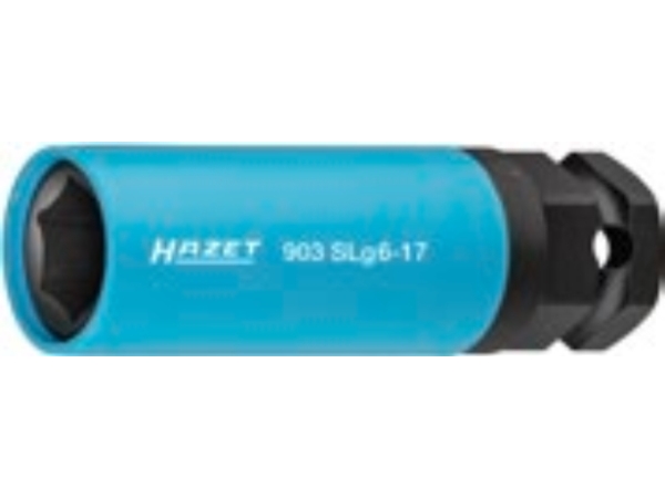 Hazet 903Slg6/5, Kraftpipesett, Flerfarget, 2 Hoder, 1/2", Imperisk, 12.5 Mm