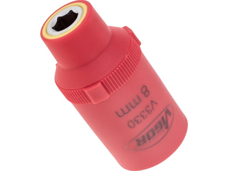Vigor V3330, Sokkel, 1/2", Metric, 1 Hoved(Er), 8 Mm, 5,5 Cm