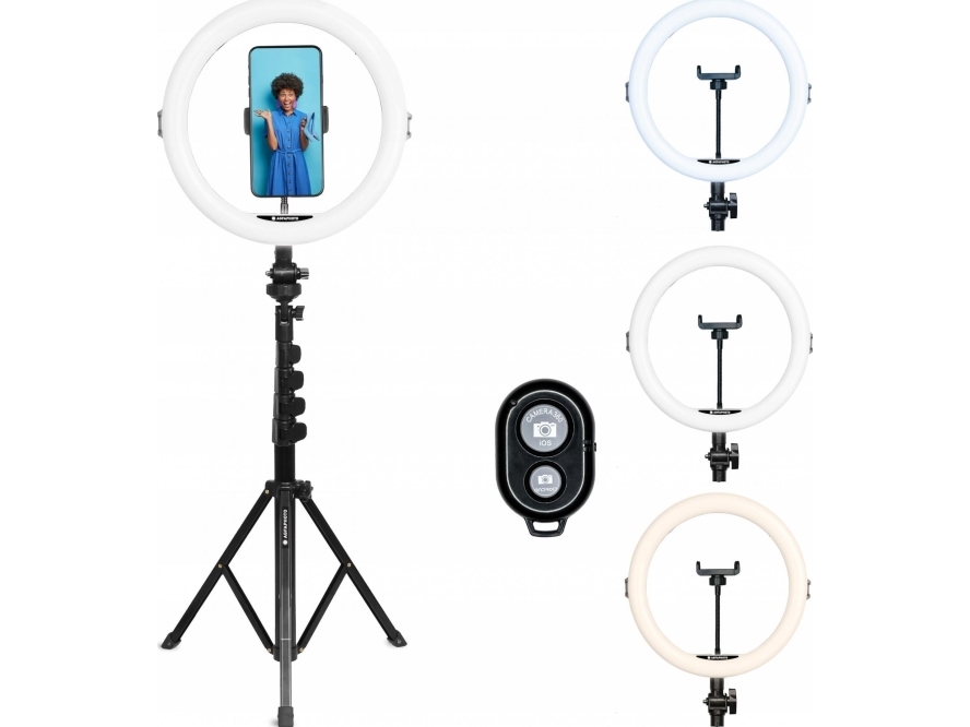 Ring Lamp Agfaphoto Agfa Arl11xl Led Ring Lamp Ring + Tripod + Remote Control