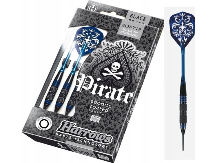 Harrows Darts Strėlytės Softip Pirate 3X18gk