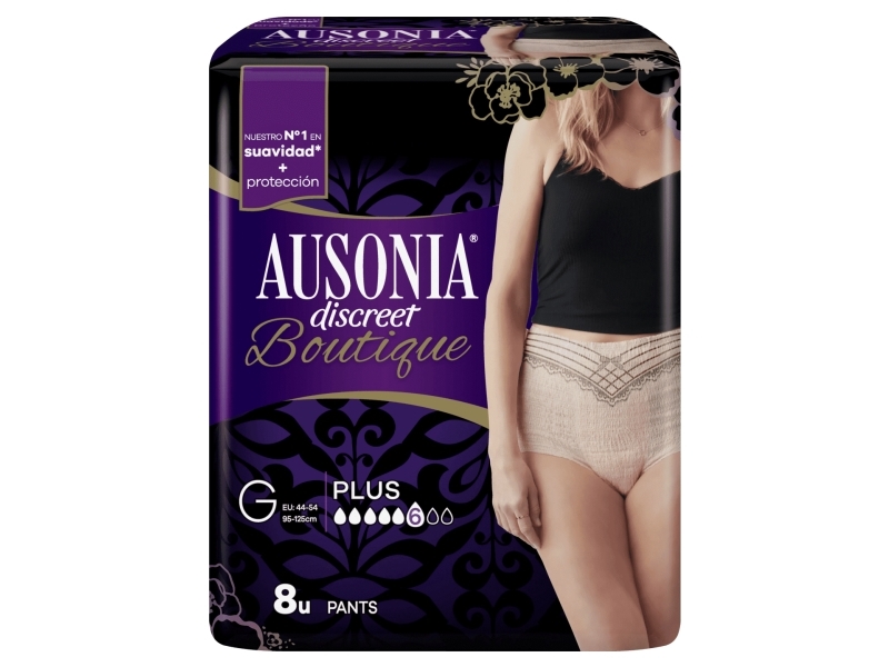 Ausonia DISCREET Boutique G, Kvinde, Velcro, 95 - 125 cm, 8 stk, Kasse