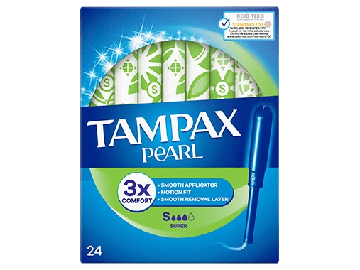 TAMPAX Pearl Super, 24 stykker