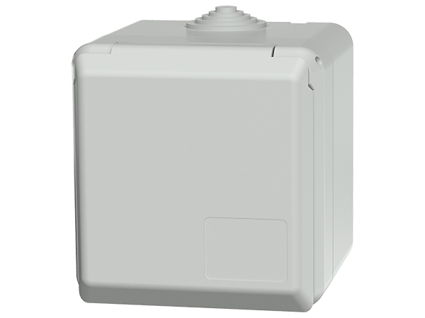 MENNEKES 4105, 5P, Skruer, Grå, IP44, 400 V, 16 A | EL Artiklar - Cee & multipolär - Cee material | GameStuff