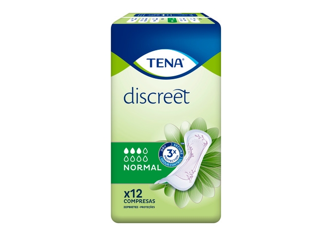 TENA Discreet Normal 12, 12 stk