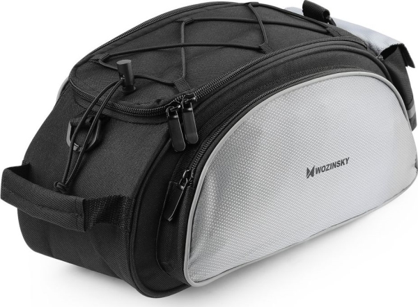 Wozinsky bike carrier bag with shoulder strap 13l juodos spalvos (WBB1BK) | Cykling - Kläder - Cykelhjälmar | GameStuff