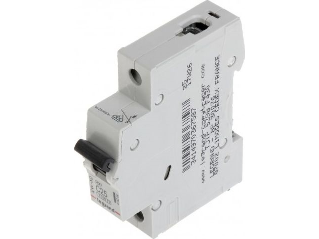Legrand Hpfi/Hfi? (Afbryder) Overstrømsafbryder Le-419204 Enfaset 25A Type C Legrand