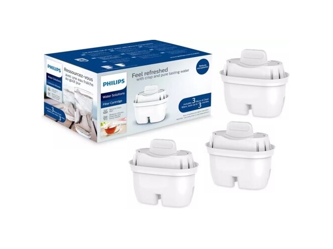 Philips Ersatzfilterkartuschen 3Er Wasser Filter Awp211/31 (Awp211/31)