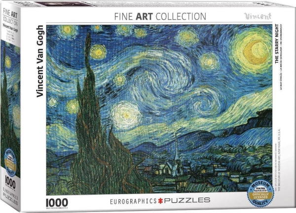 Eurographics Puslespil Vincent Van Gogh - Stjerneklar Nat 1000 Brikker