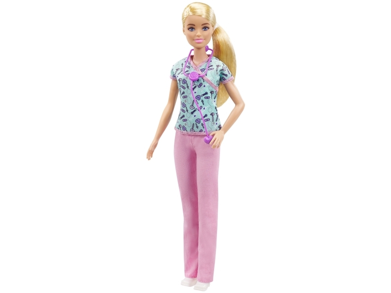 matrix Glimte Afslut Barbie nurse doll - GTW39
