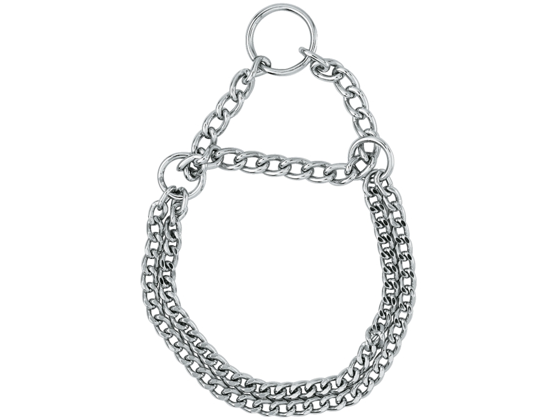 Zolux Chain collar double necklace 1/2 60 cm | Sällskapsdjur - Hund - Hundhalsband | GameStuff