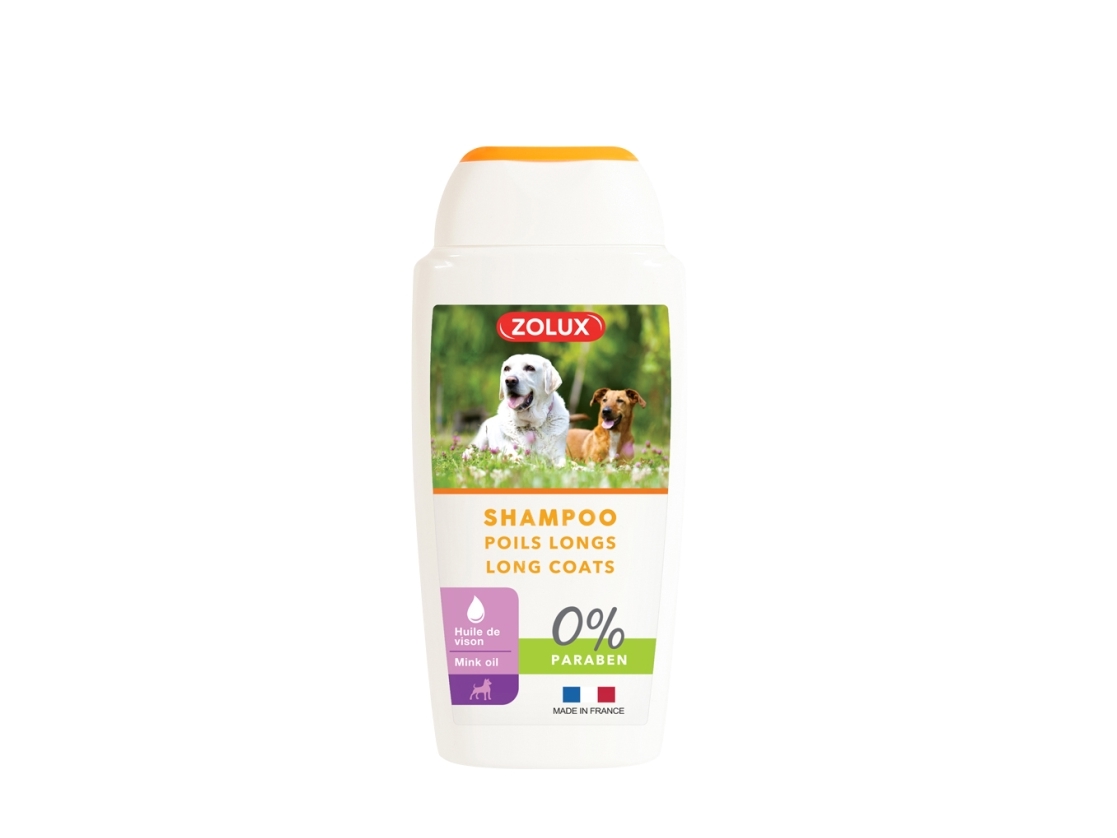 Zolux Schampo för långt hår 250 ml | Sällskapsdjur - Hund - Schampo, balsam och andra vårdprodukter | GameStuff