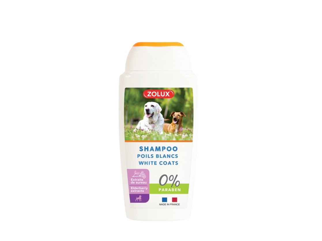 Zolux White Hair Shampoo 250 ml | Sällskapsdjur - Hund - Schampo, balsam och andra vårdprodukter | GameStuff