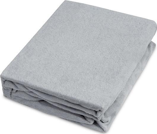 Se Sensillo Terry Bed Sheet Gray 140X70 Cm hos Computersalg.dk