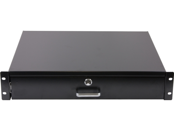 Rockstable Rs19-Dr02, Skuffeenhed, Sort, Stål, 2U, Oval, 48,3 Cm (19")