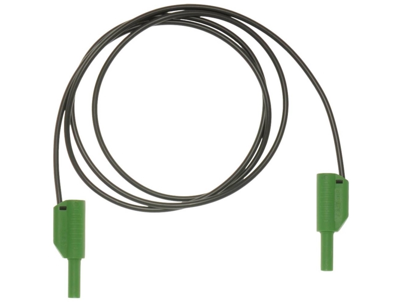 Metrel A 1341 Sicherheitstestleitung [Bananenstecker 4 Mm - Bananenstecker 4 Mm] 1,50 M Schwarz/Grün 1 Stk