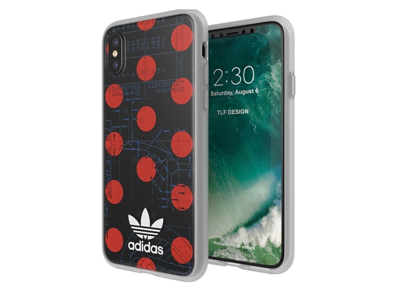 Adidas 29206 Flipetui Apple Iphone \\ Sort Rød