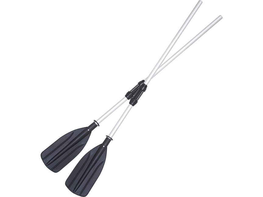 Bestway 62064, Mehrzweck-Paddel, Schwarz, Metallisch, Aluminium, Sichtverpackung, 145 Cm, 2,18 M