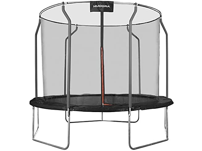 Hudora First Trampoline 400V, Fitness Device (Black, Round, 400 Cm)