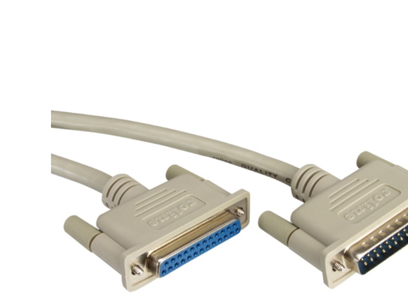 Roline 6M Rs232, Grå, 6 M, 25-Pin D-Sub Rs232, 25-Pin D-Sub Rs232, Hanstik, Hunstik