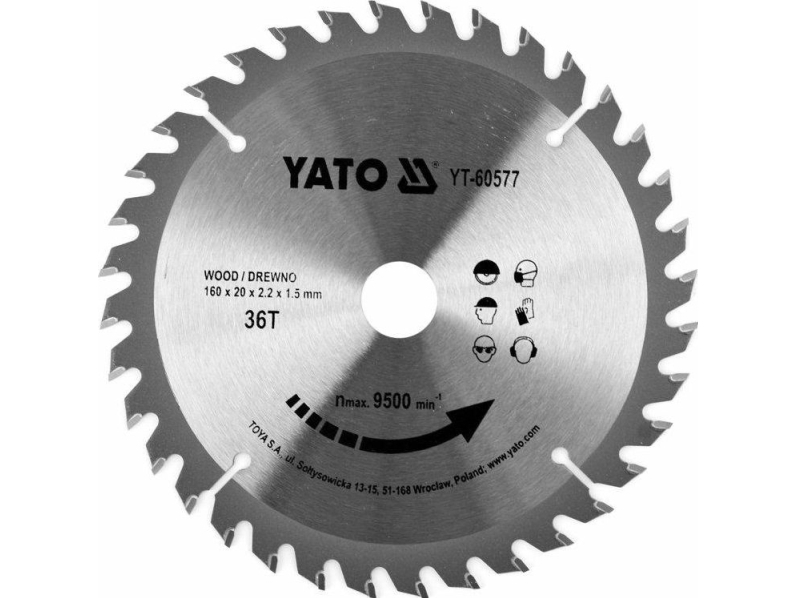 YATO cirkels&aring;g 160*36*20 60577