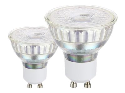 Eglo Gu10 Led Scob Klar Lyskilde Med Direkte Varmt Hvidt Lys, 2 Styks Pakke