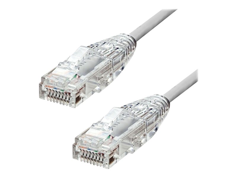 Ultra Slim Cat6 U/Utp Cu Lszh Ethernet Cable Grey 75Cm