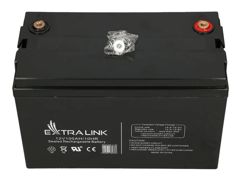 Extralink Ups Batteri Blysyre 100 Sort