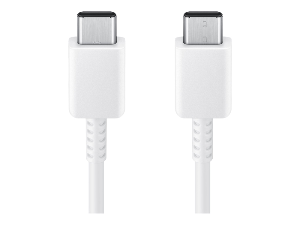 Samsung EP-DX310 - USB-kabel - USB-C (hane) till USB-C (hane) - USB 2.0 - 3 A - 1.8 m - vit