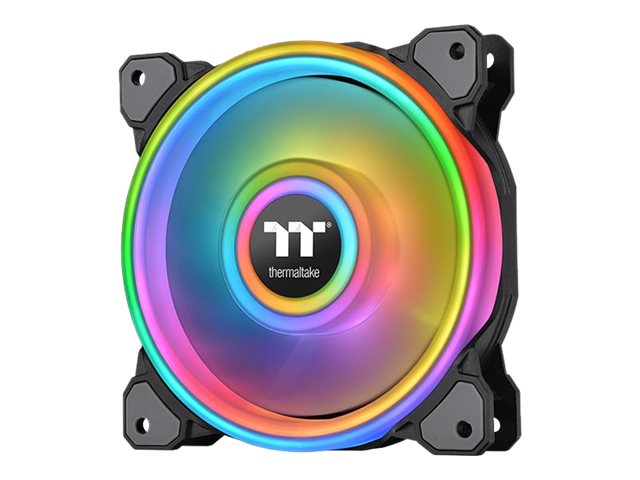 Thermaltake Riing Quad 14 Rgb Radiator Fan Tt - Premium Edition - Indsats Med Blæser - 140 Mm - Sort