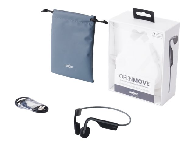 Shokz Openmove, Kabellos, Sport, 20 - 20000 Hz, 290 G, Kopfhörer, Grau