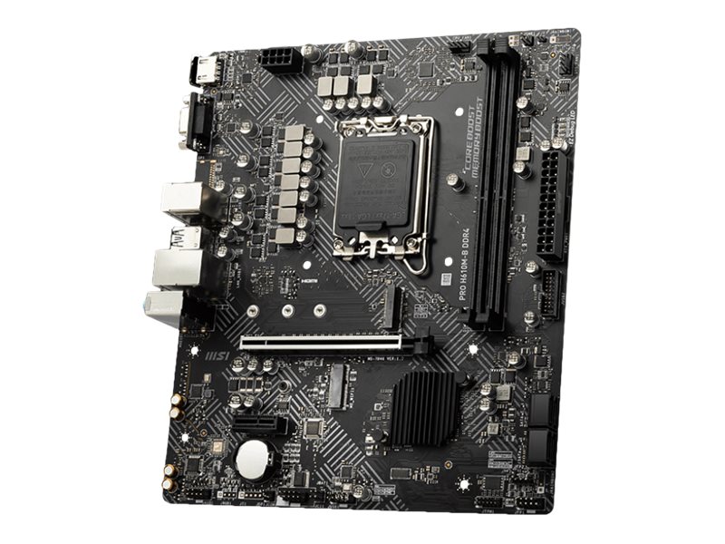 Msi Pro H610m-G Ddr4 - Motherboard - Micro-Atx - Lga1700 Sockel - H610 Chipsatz - Usb 3.2 Gen 1 - Gigabit Lan - Onboard-Grafik (Cpu Erforderlich) - H